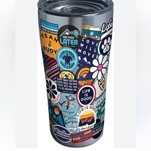Life‎ is Good 25oz Stainless Steel Insulated Tumbler Sticker Collage